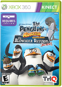 Penguins of Madagascar: Dr. Blowhole Returns Again PAL Xbox 360 box art
